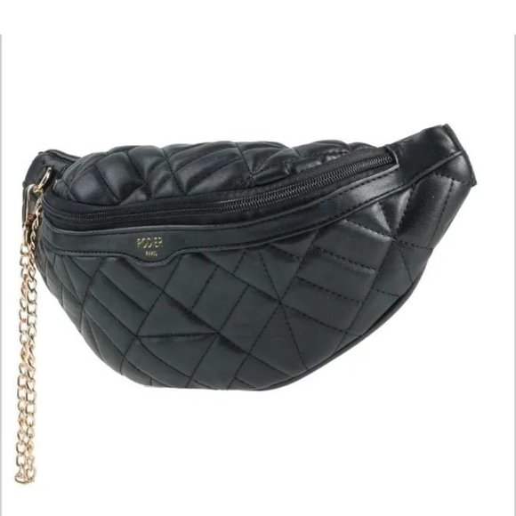 RODIER PARIS womens chain belt bag black NWT - Picture 1 of 4